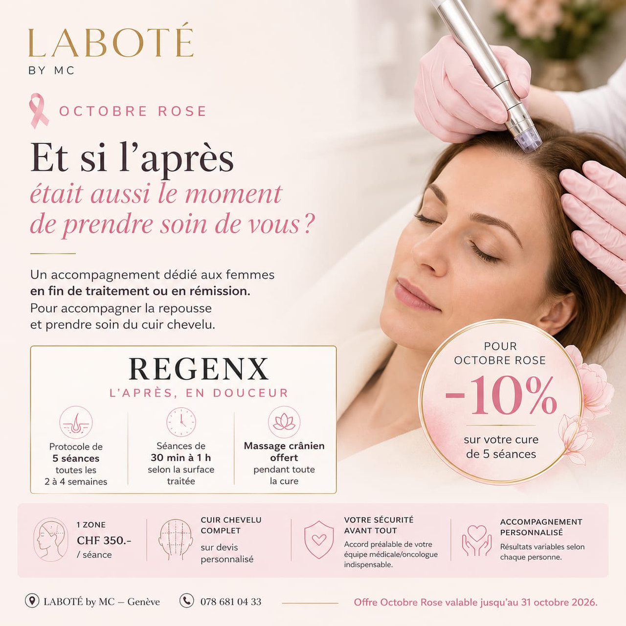 REGENX, l'après en douceur : l'accompagnement REGENX® après la chimiothérapie